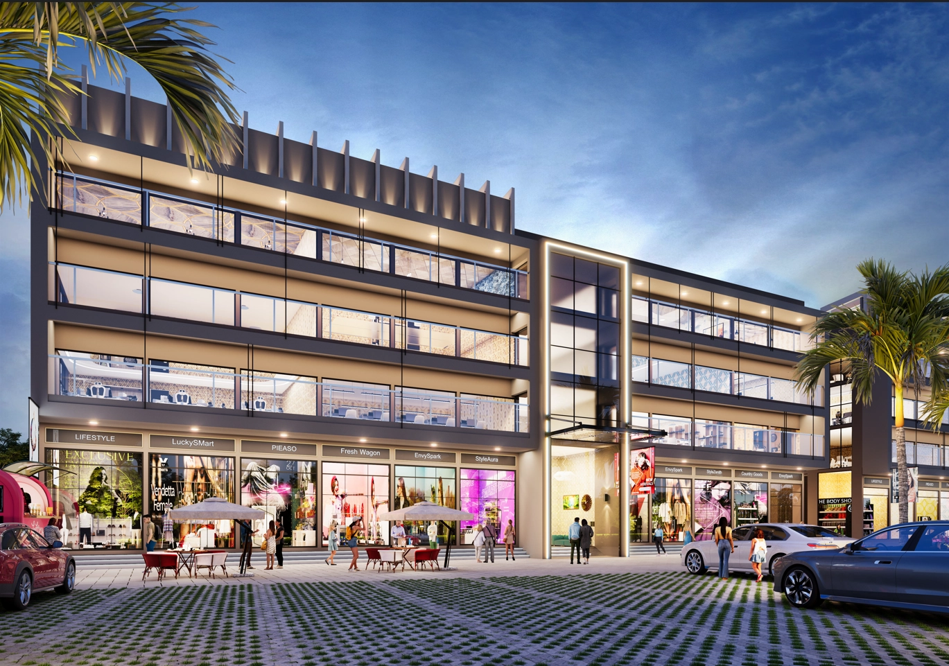 Wagholi Highstreet Front View