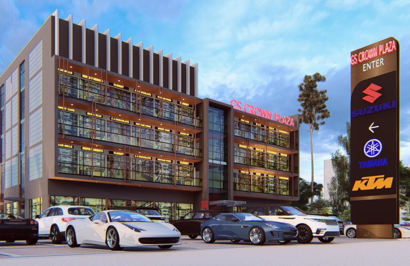 Commercial Project Parking View